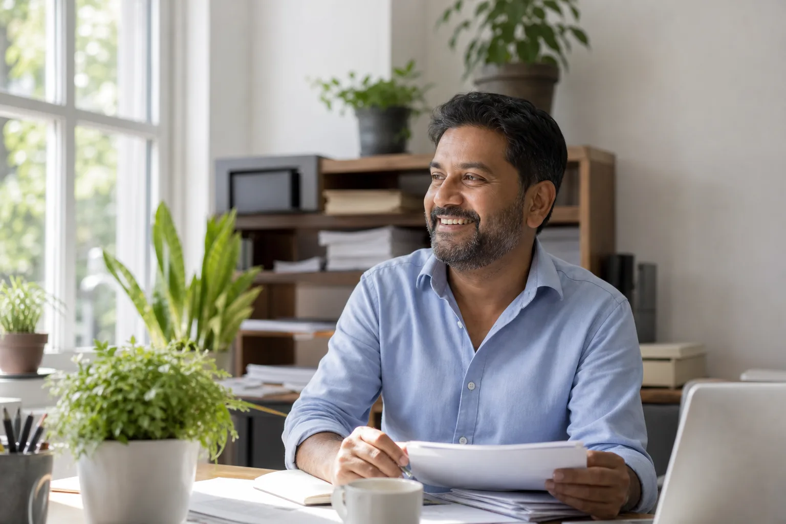 KBD arrives already written — from your business, not a template.